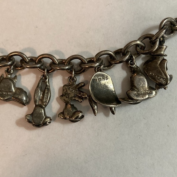 1992 Warner Brothers Silvertone Cartoon Character Character Charm Bracelet - Picture 8 of 8